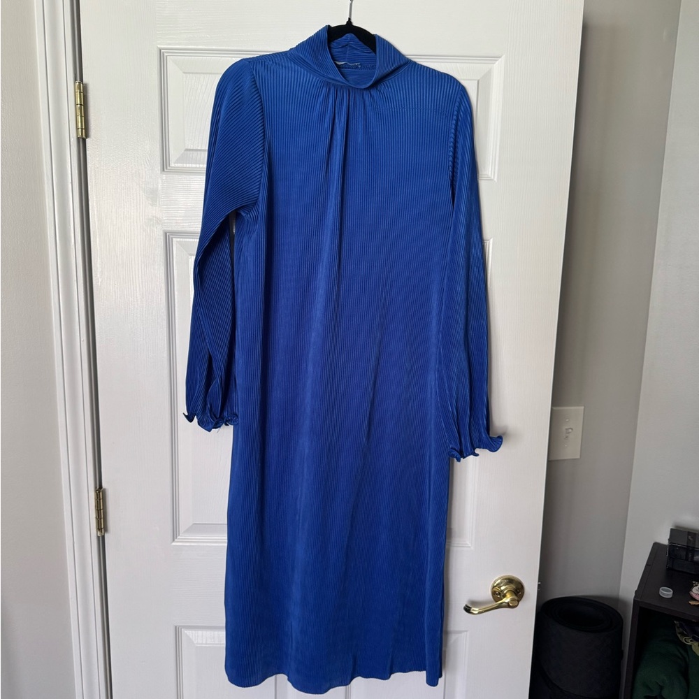 Zara Royal Blue Long Sleeve Dress